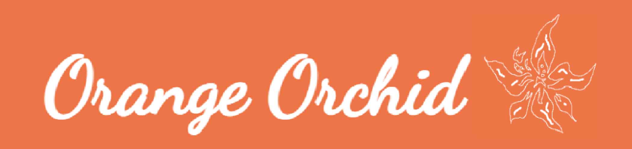 Orange Orchid Logo Image